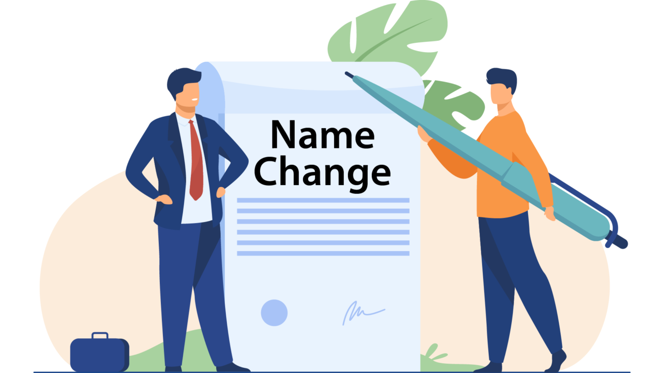 A Process of name change in India